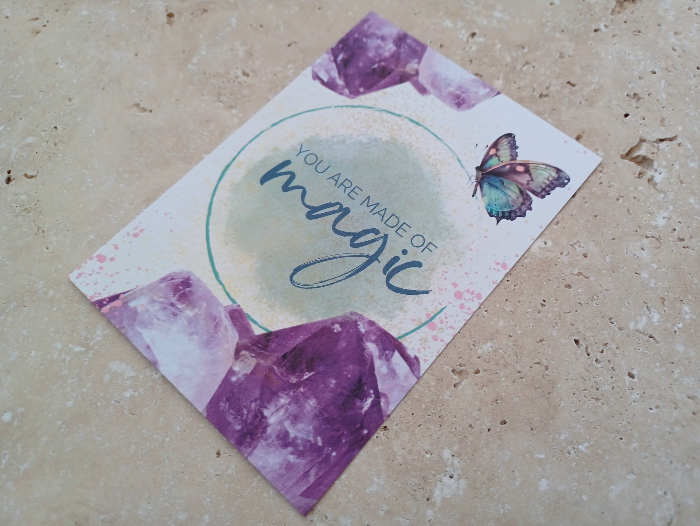Postkarte YOU ARE MADE OF magic