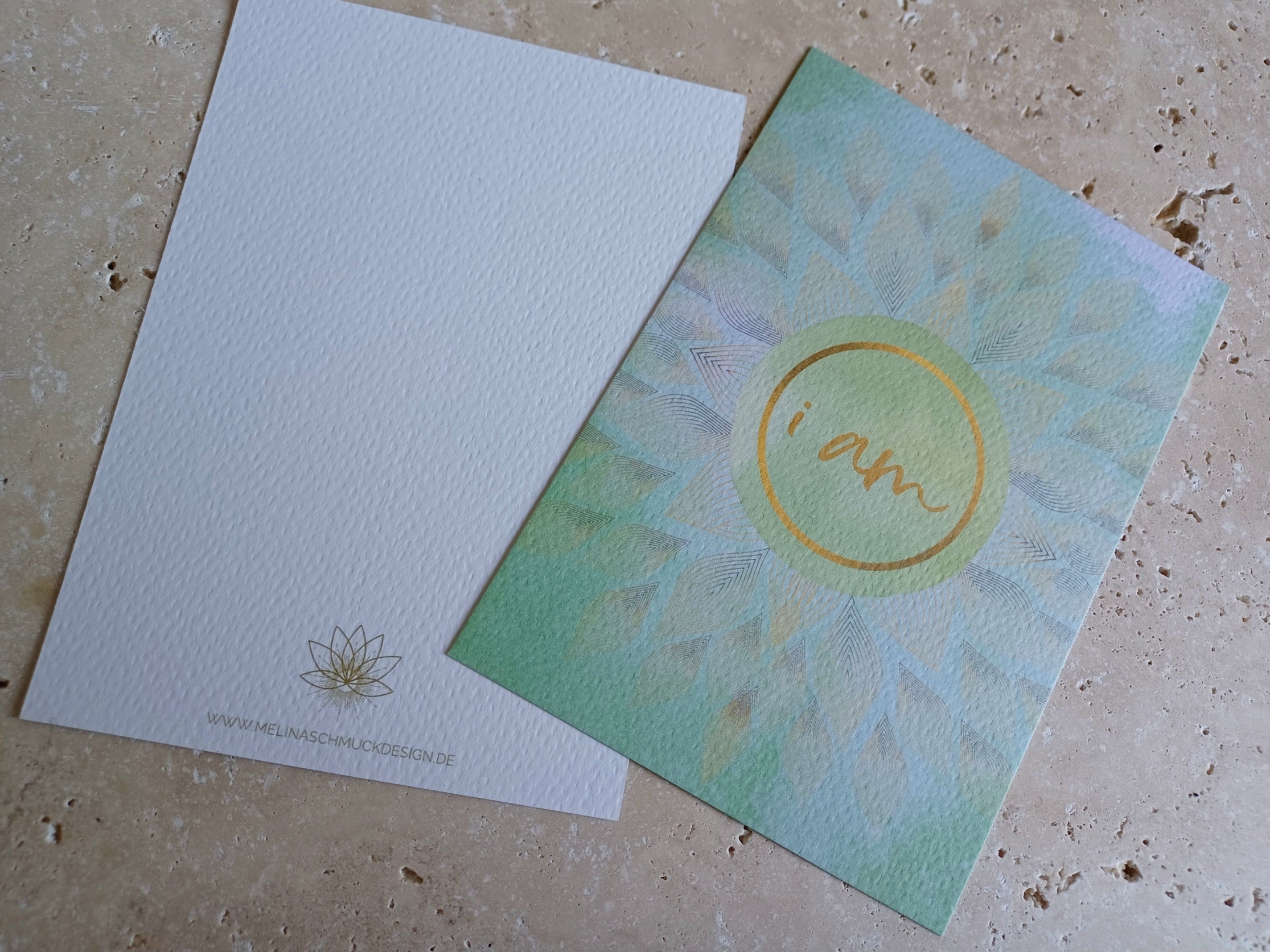 Postkarte i am
