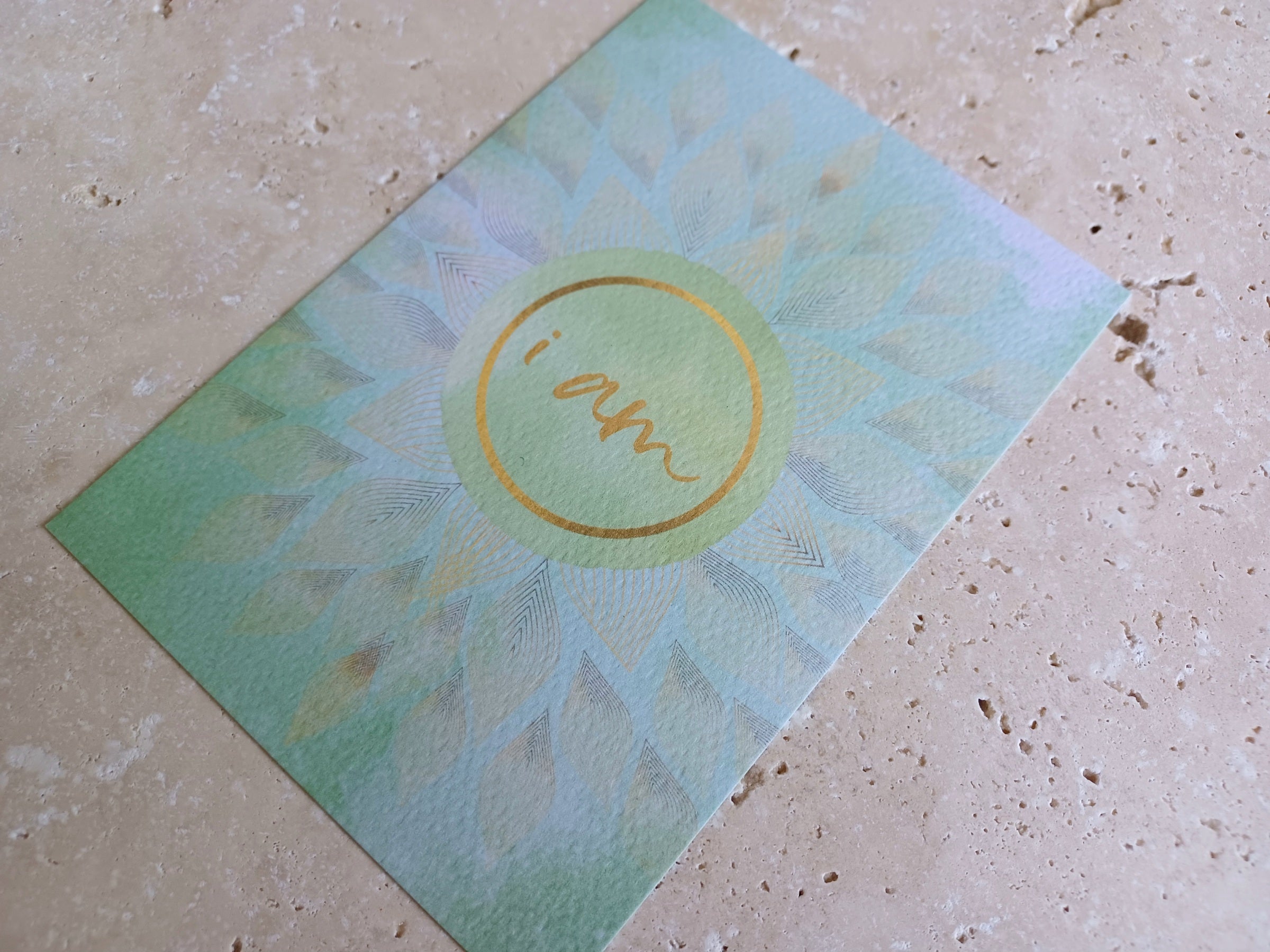 Postkarte i am