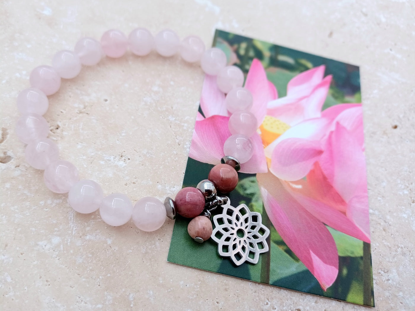 Armband LOTUSBLUME „Du wächst. Du blühst. Du bist Lichtvoll.“