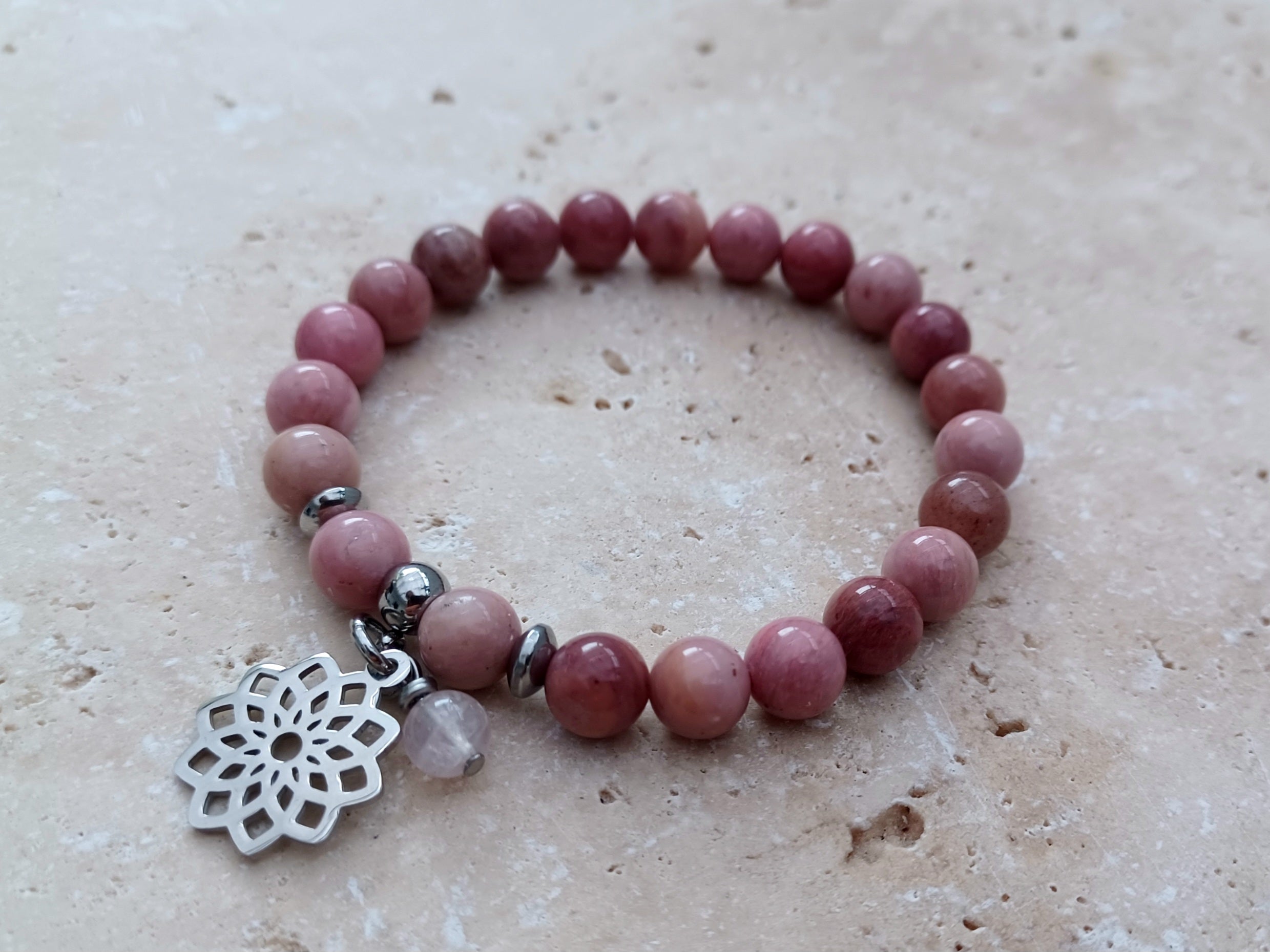 Armband LOTUSBLUME „Wachse still. Erblühe kraftvoll.“