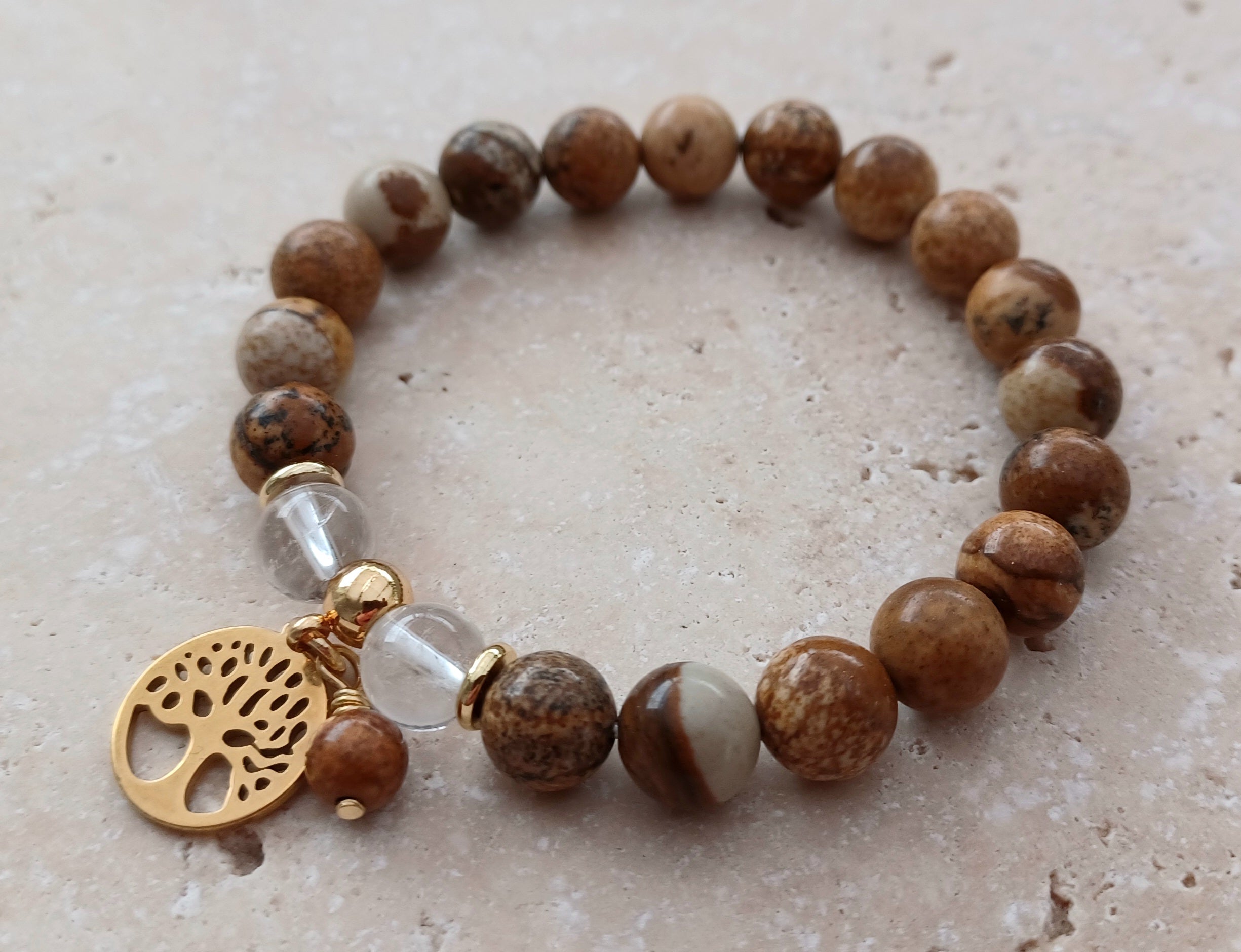 Armband LEBENSBAUM „Finde Halt in deinen Wurzeln und Kraft in deinem Weg.“