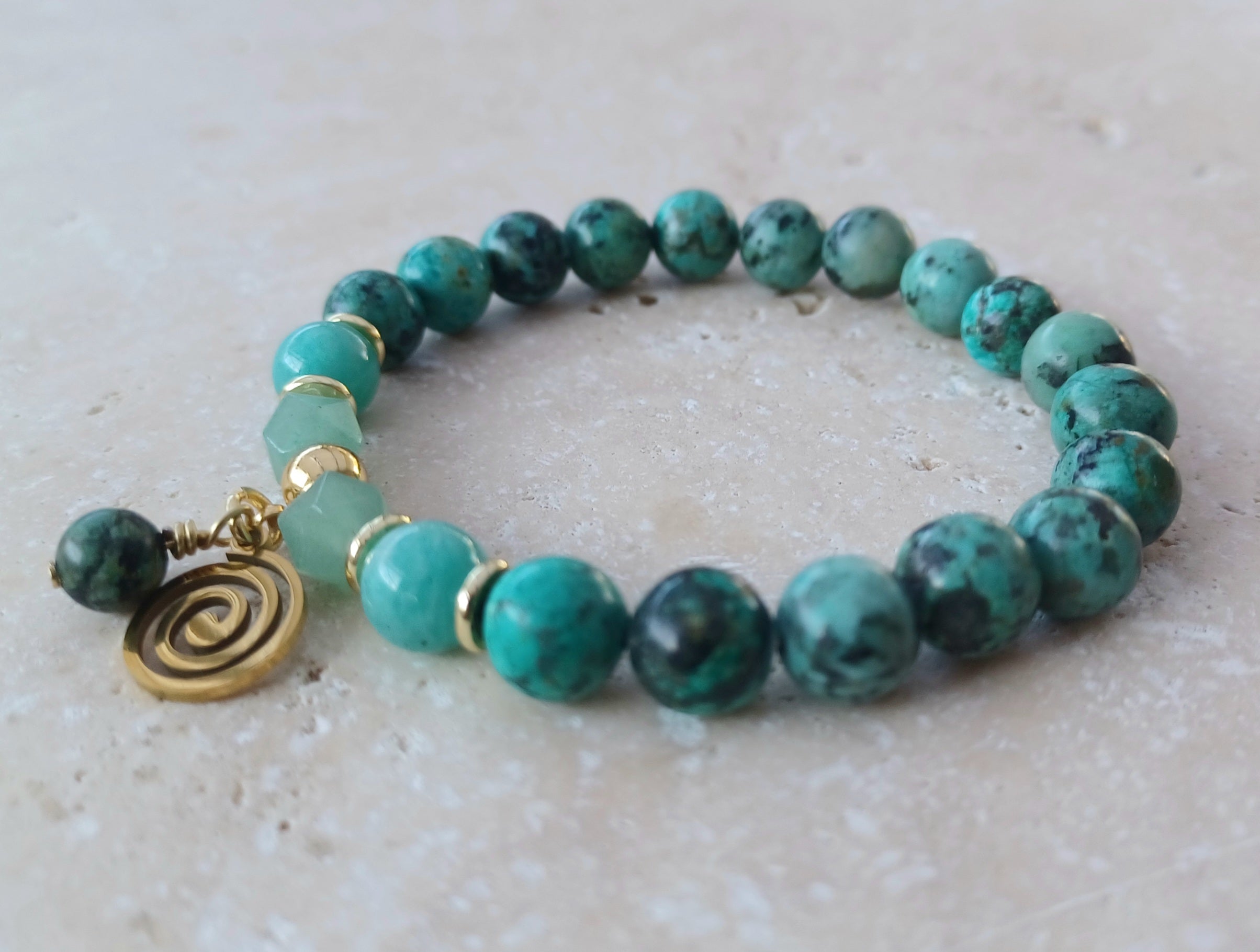Armband SPIRALE „Geh nach innen – und finde dich im Leben wieder.“