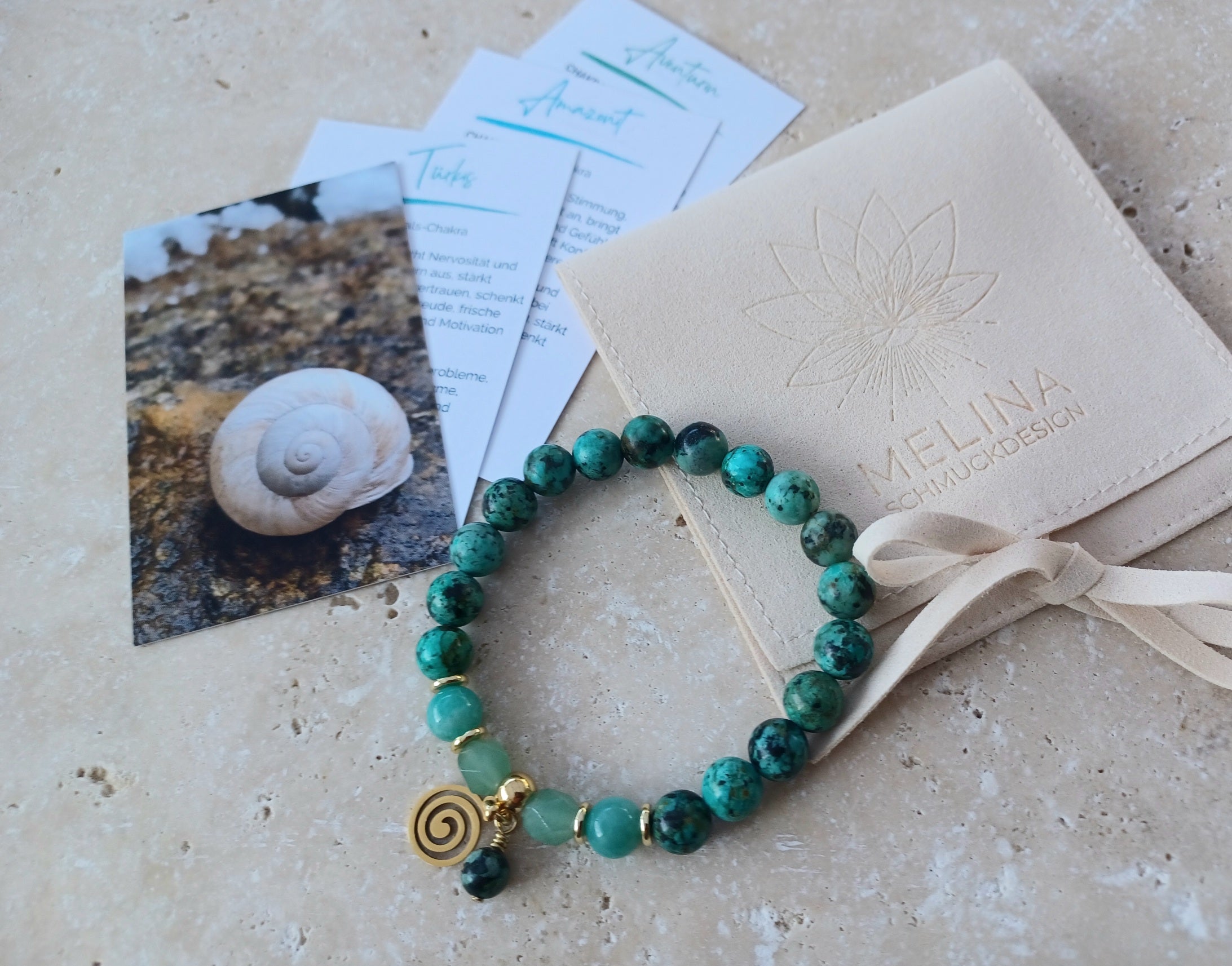Armband SPIRALE „Geh nach innen – und finde dich im Leben wieder.“