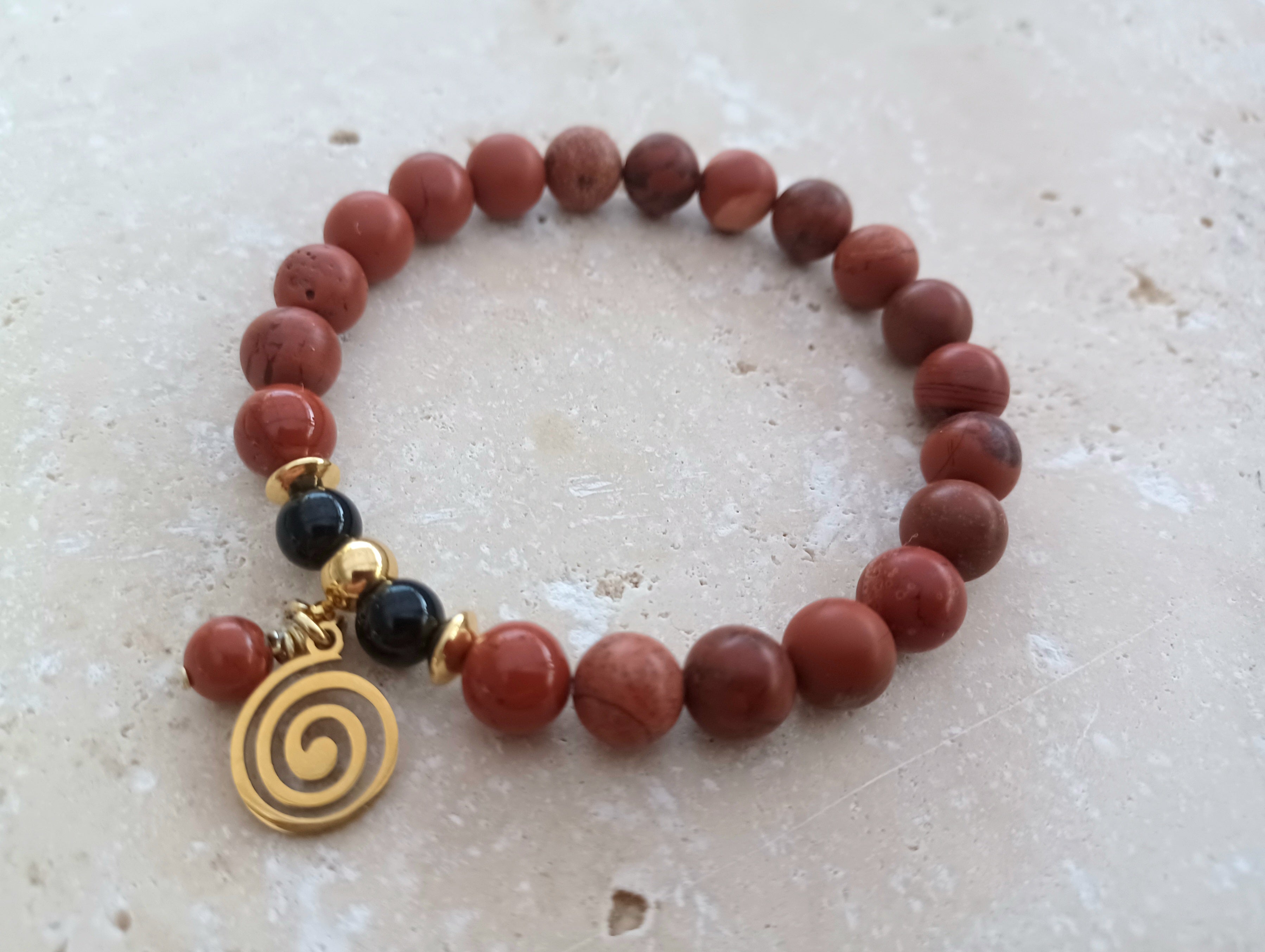 Armband SPIRALE „Dein Inneres kennt den Weg ins volle Leben.“