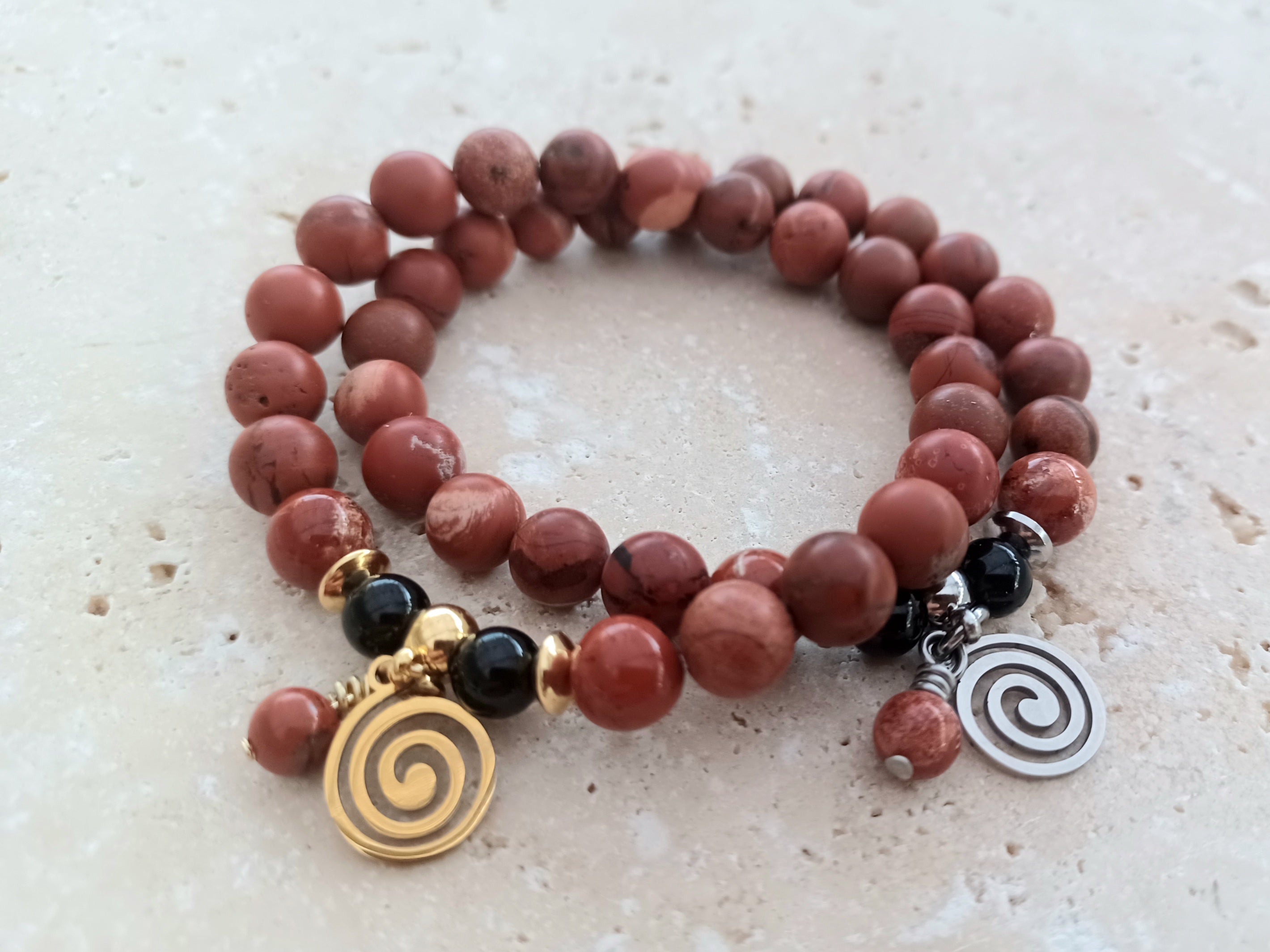 Armband SPIRALE „Dein Inneres kennt den Weg ins volle Leben.“