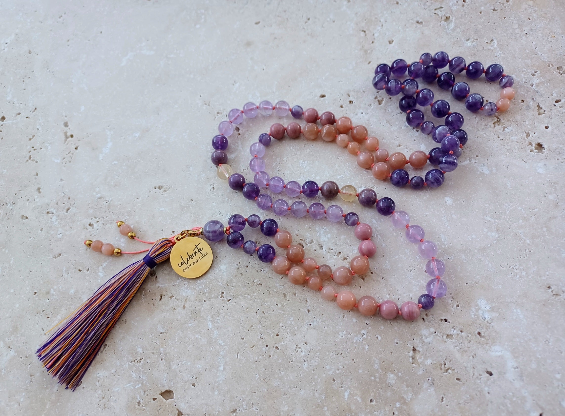 Mala CELEBRATE EVERY SINGLE DAY! Eine Erinnerung an dich, das Leben in jedem Moment zu feiern.