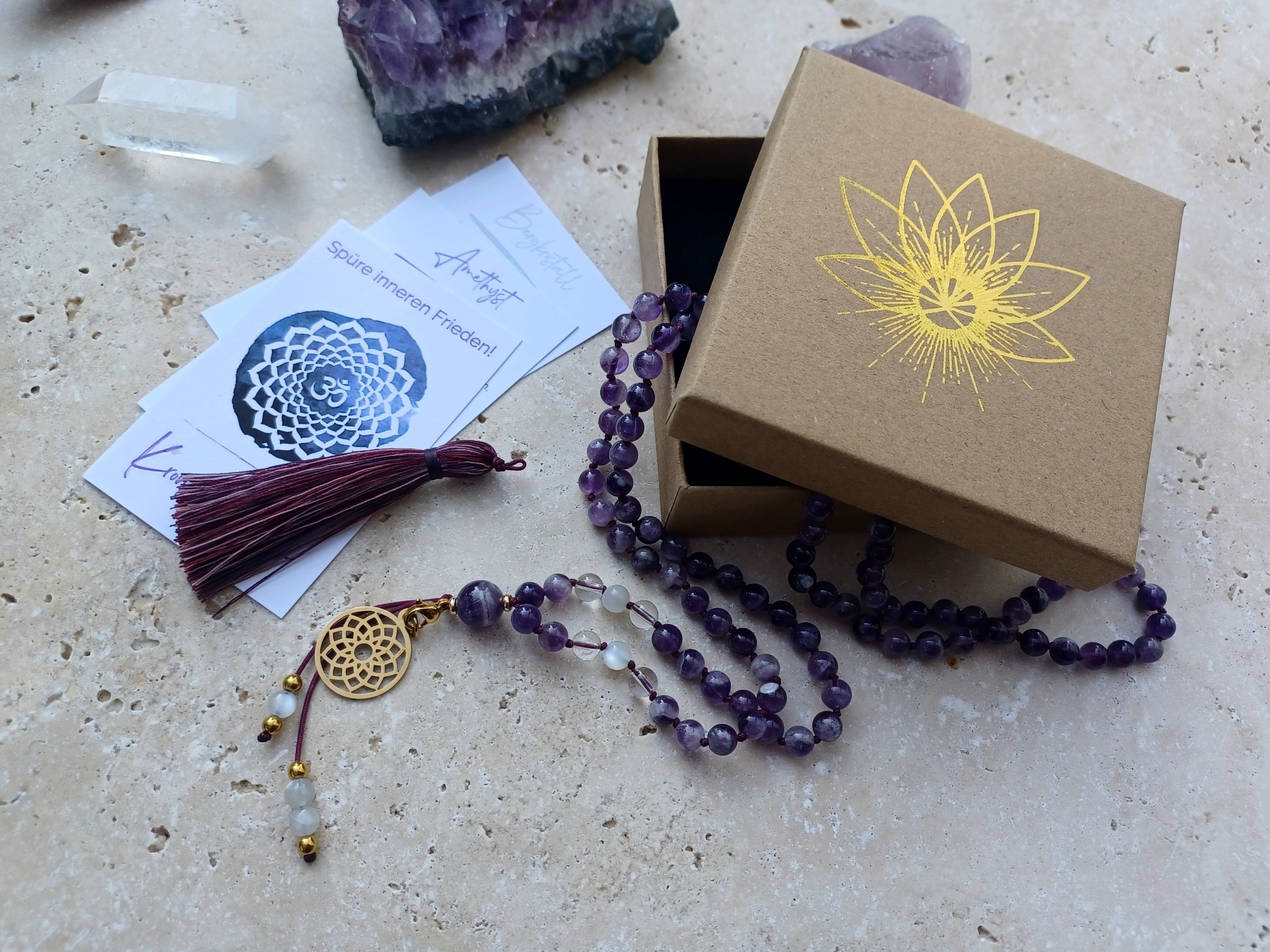 Mala SAHASRARA - Öffne dich für Weite, Vertrauen und Leichtigkeit.