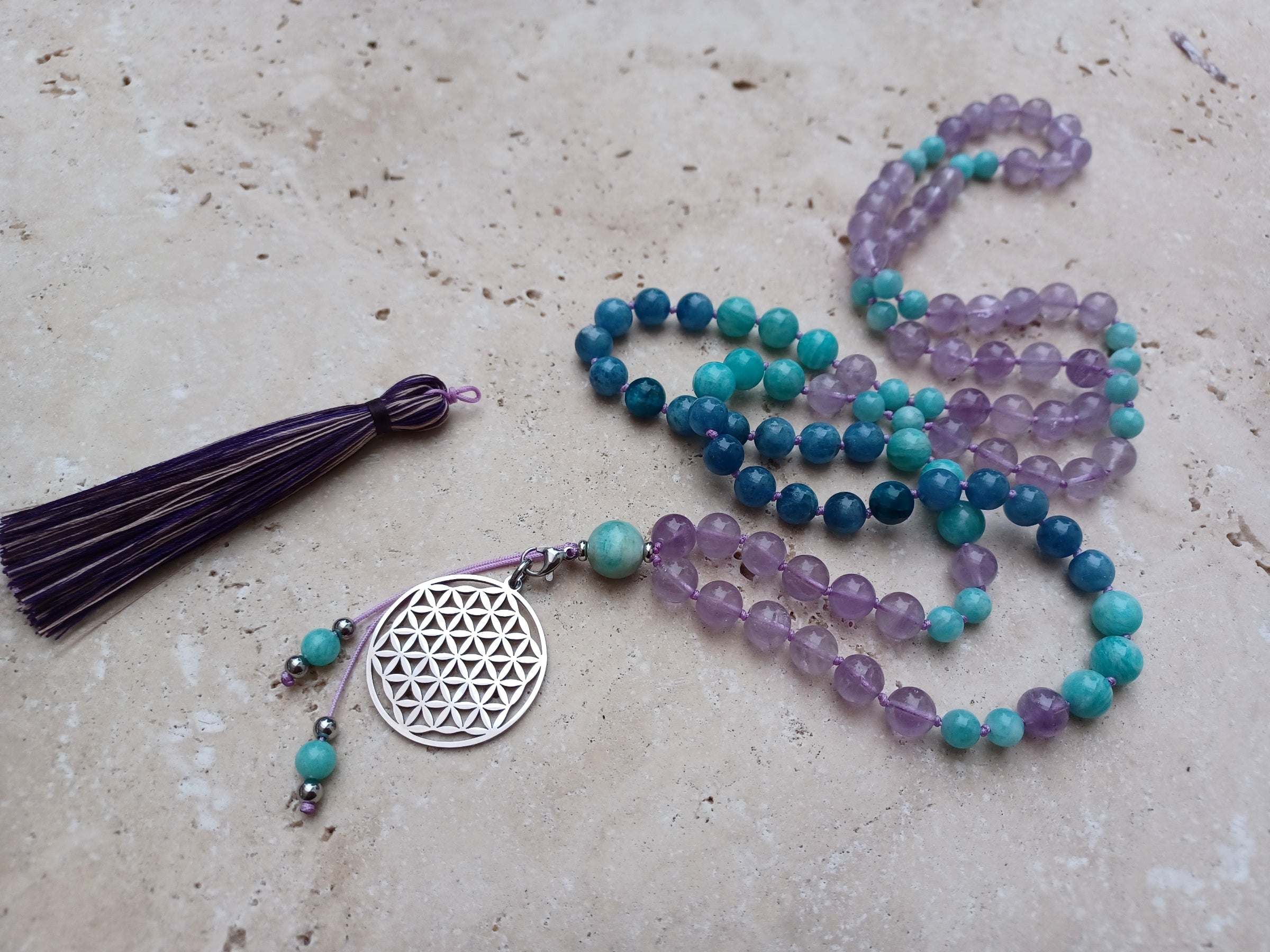 Mala BLUME DES LEBENS - Harmonie, Balance & Herzensruhe