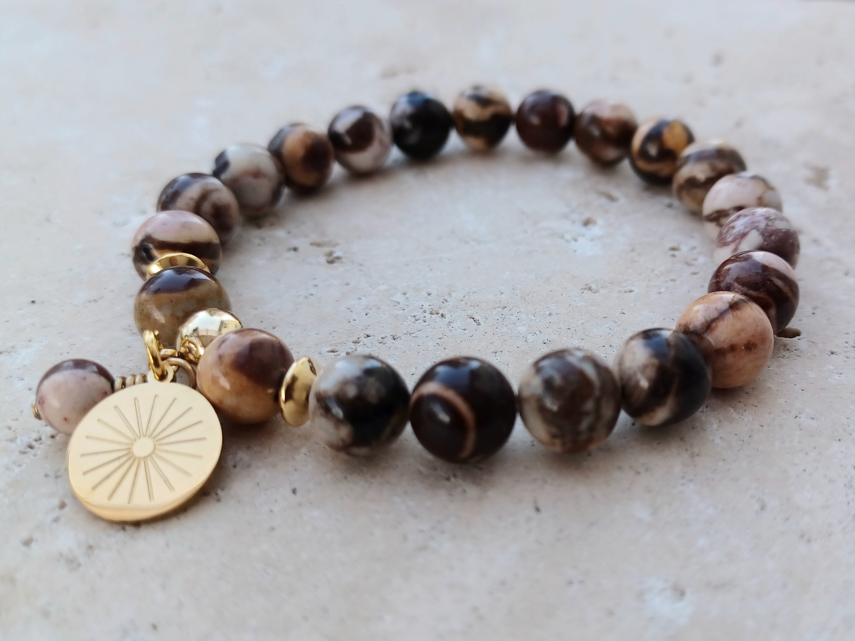 Armband SONNE ...mit der Energie der Sonne durch den Tag.“