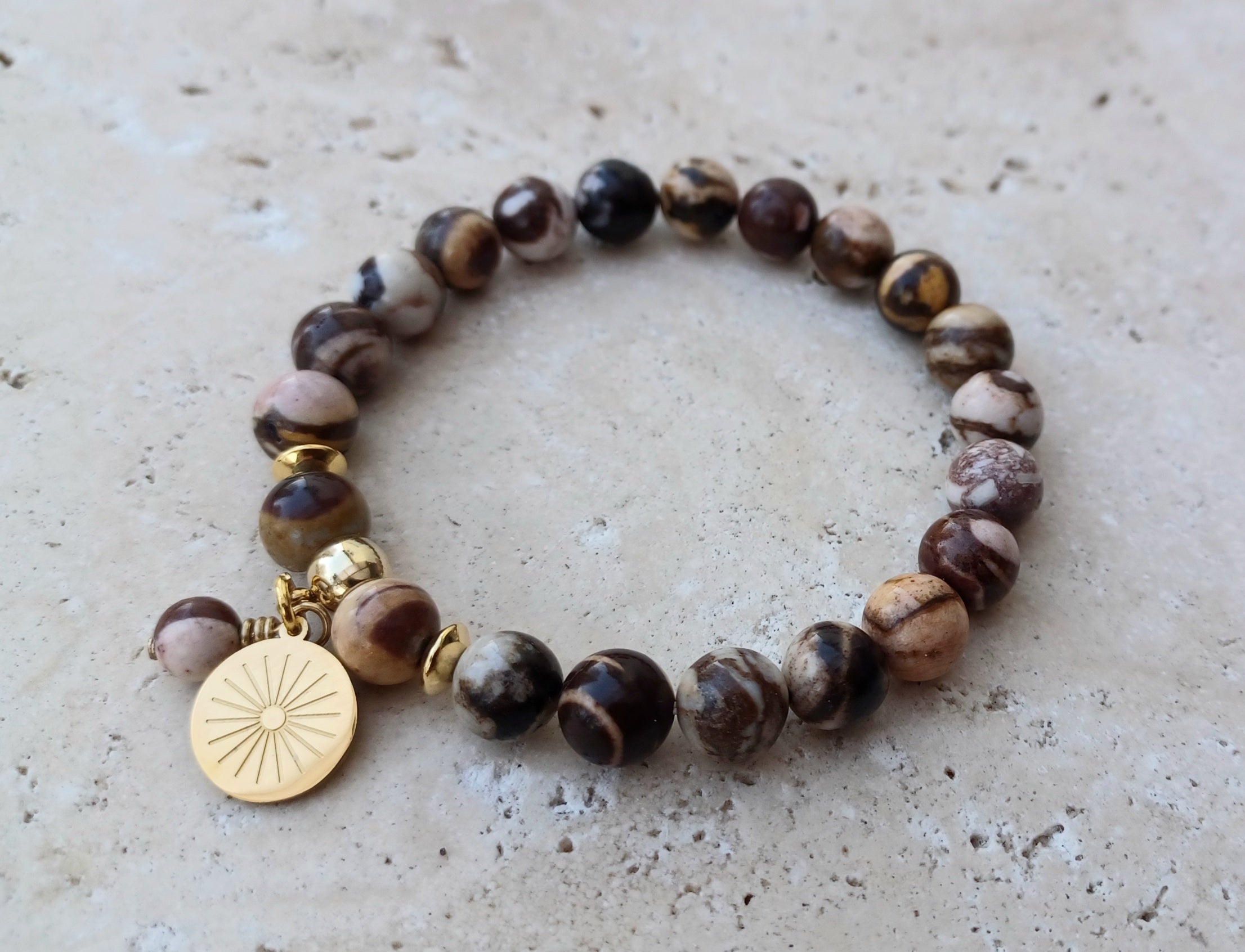 Armband SONNE ...mit der Energie der Sonne durch den Tag.“