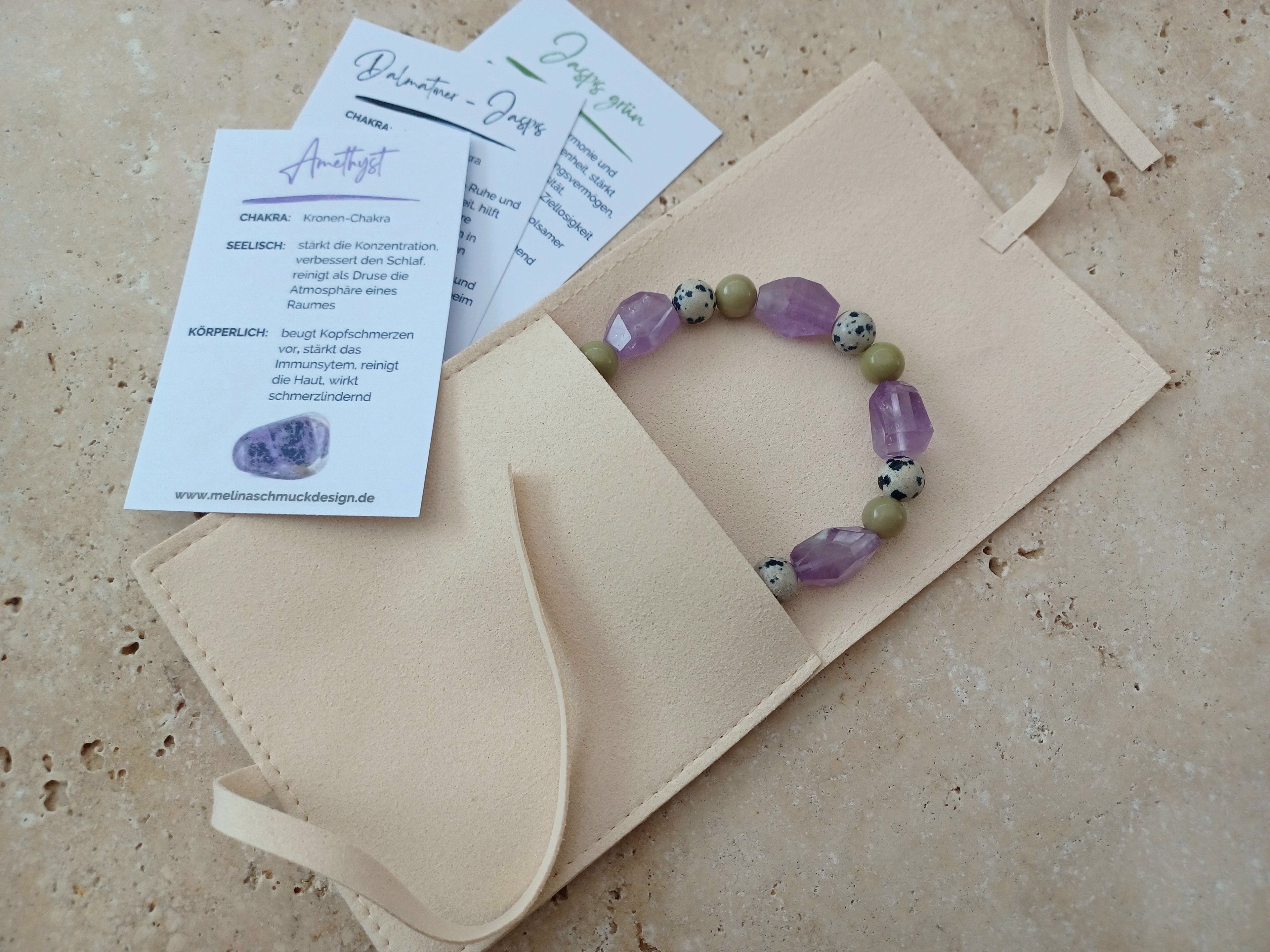 Armband Frühlingskraft - Größe M - für Handgelenkumfang (eng gemessen) 16,5 - 17,5cm
