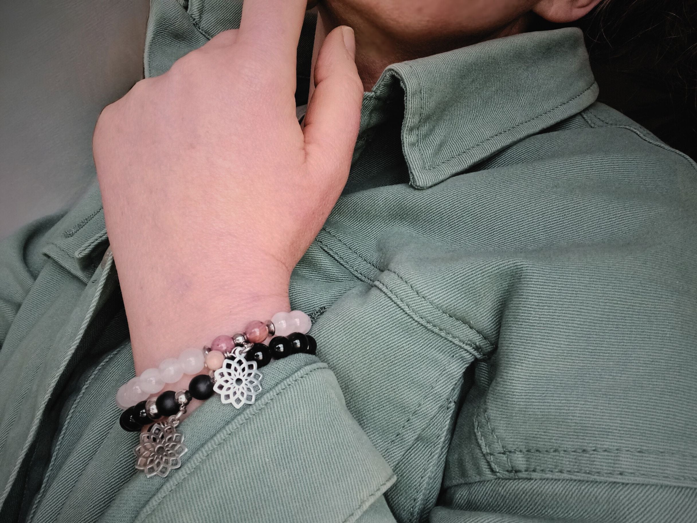 Armband LOTUSBLUME „Du wächst. Du blühst. Du bist Lichtvoll.“