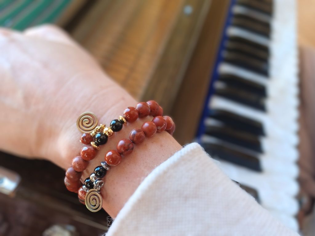 Armband Spirale „Dein Inneres kennt den Weg ins volle Leben.“