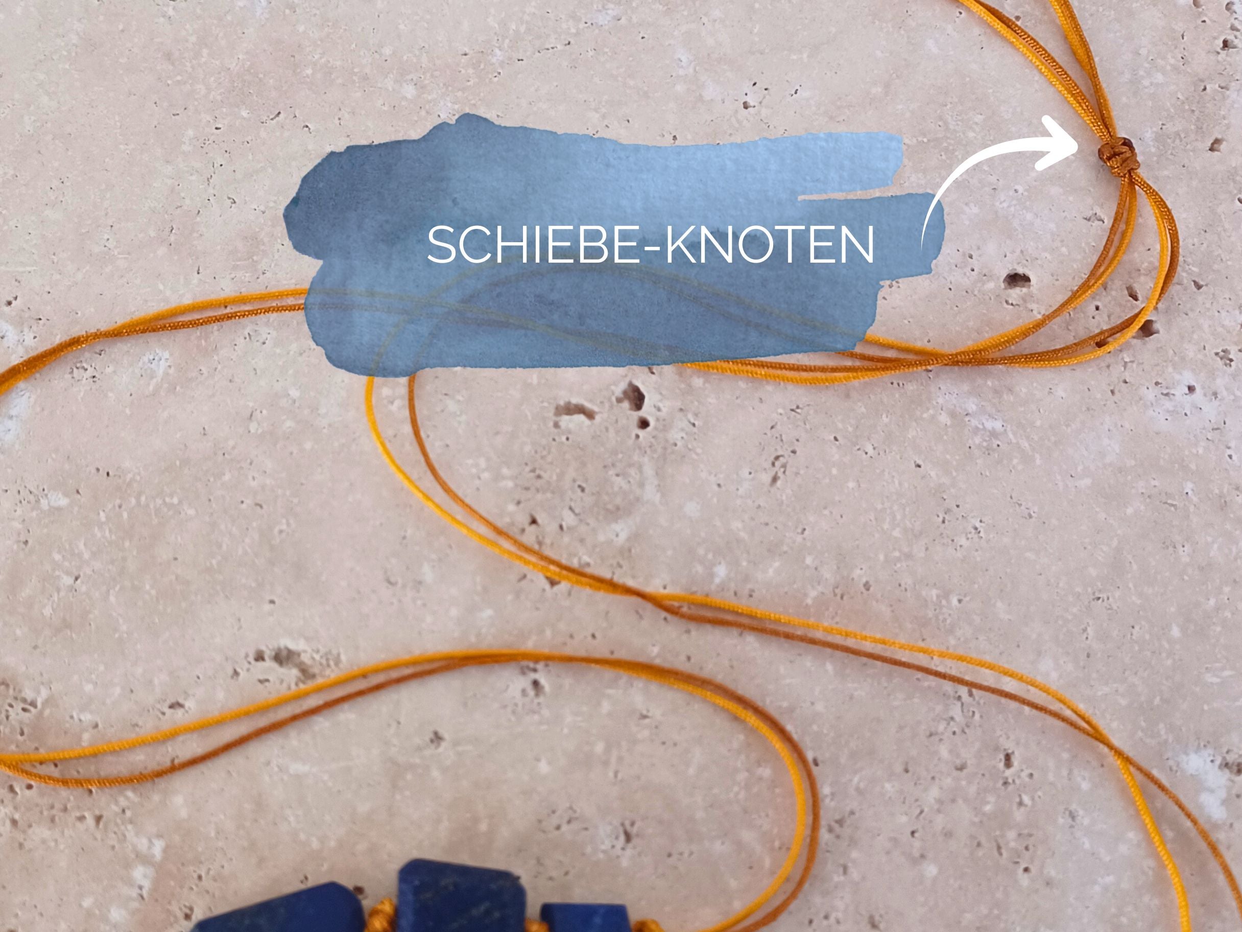 Kette Lapislazuli - „Klarheit beginnt mit Vertrauen in dich selbst.“