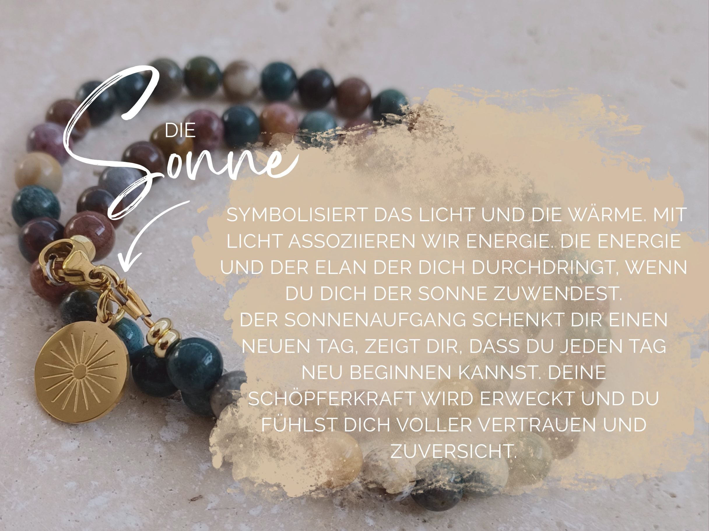Kette Sonne (Ozean-Jaspis)