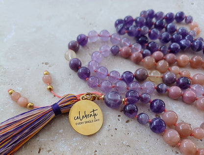 Mala CELEBRATE EVERY SINGLE DAY! Eine Erinnerung an dich, das Leben in jedem Moment zu feiern.