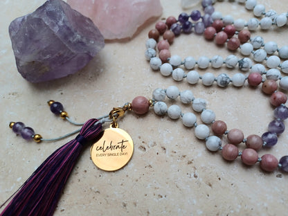Mala CELEBRATE EVERY SINGLE DAY! Eine Erinnerung an dich, das Leben in jedem Moment zu feiern.