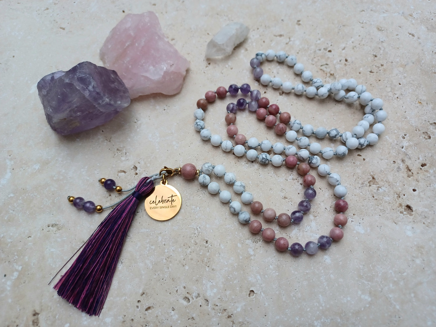Mala CELEBRATE EVERY SINGLE DAY! Eine Erinnerung an dich, das Leben in jedem Moment zu feiern.