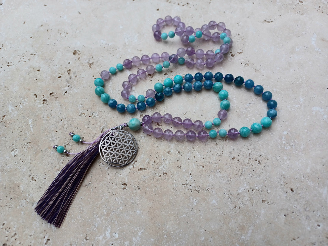 Mala BLUME DES LEBENS - Harmonie, Balance &amp; Herzensruhe