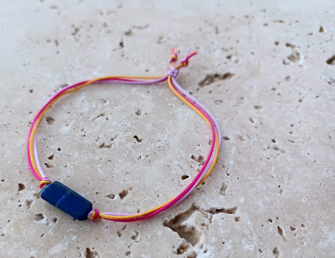 Armband LAPISLAZULI - Gelassenheit, Vertrauen und innere Wahrheit