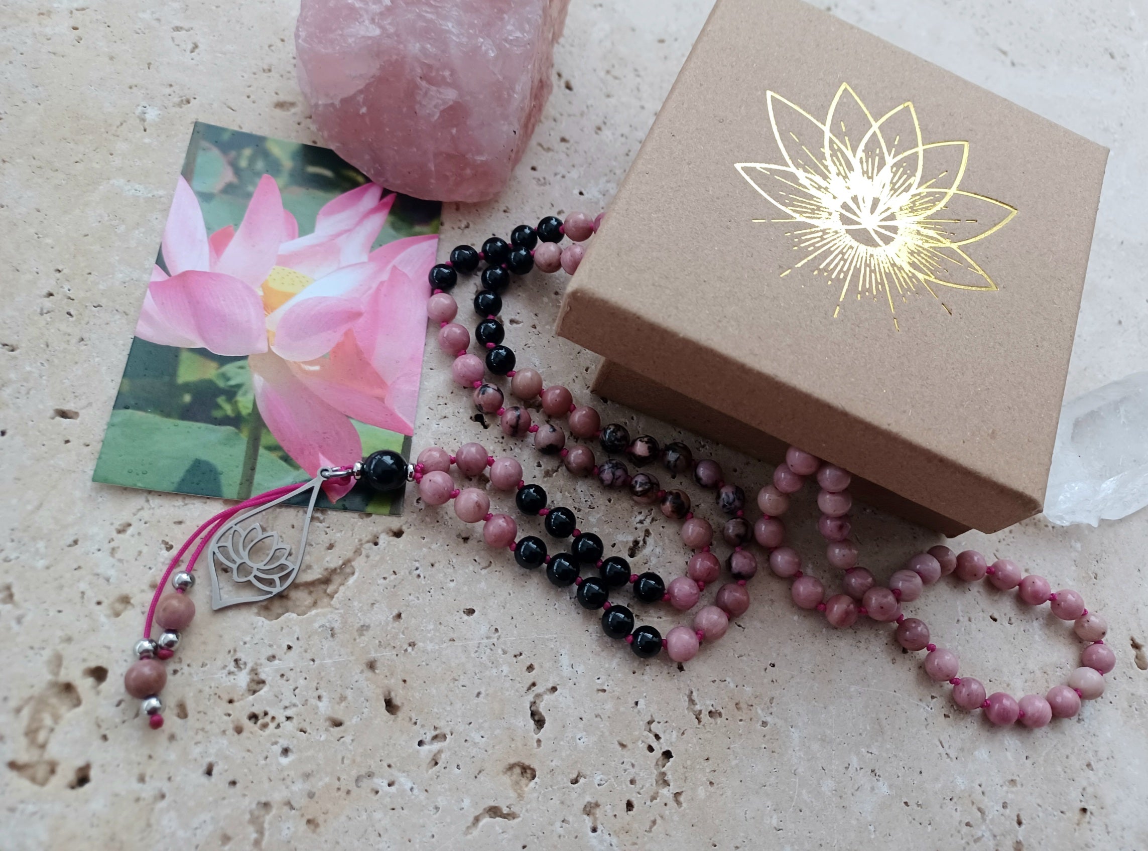 Mala LOTUSBLUME ..verwurzelt im Leben, offen zum Licht.