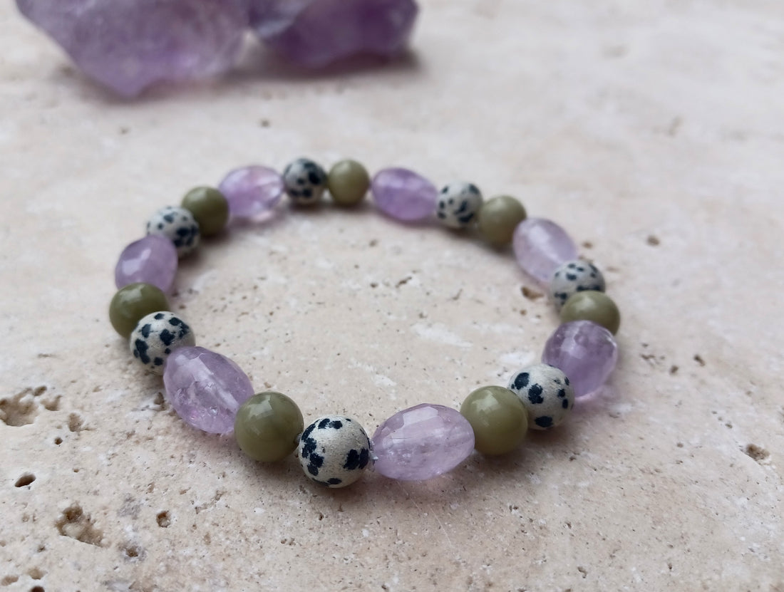 Armband Frühlingskraft - Größe L - für Handgelenkumfang (eng gemessen) 18cm