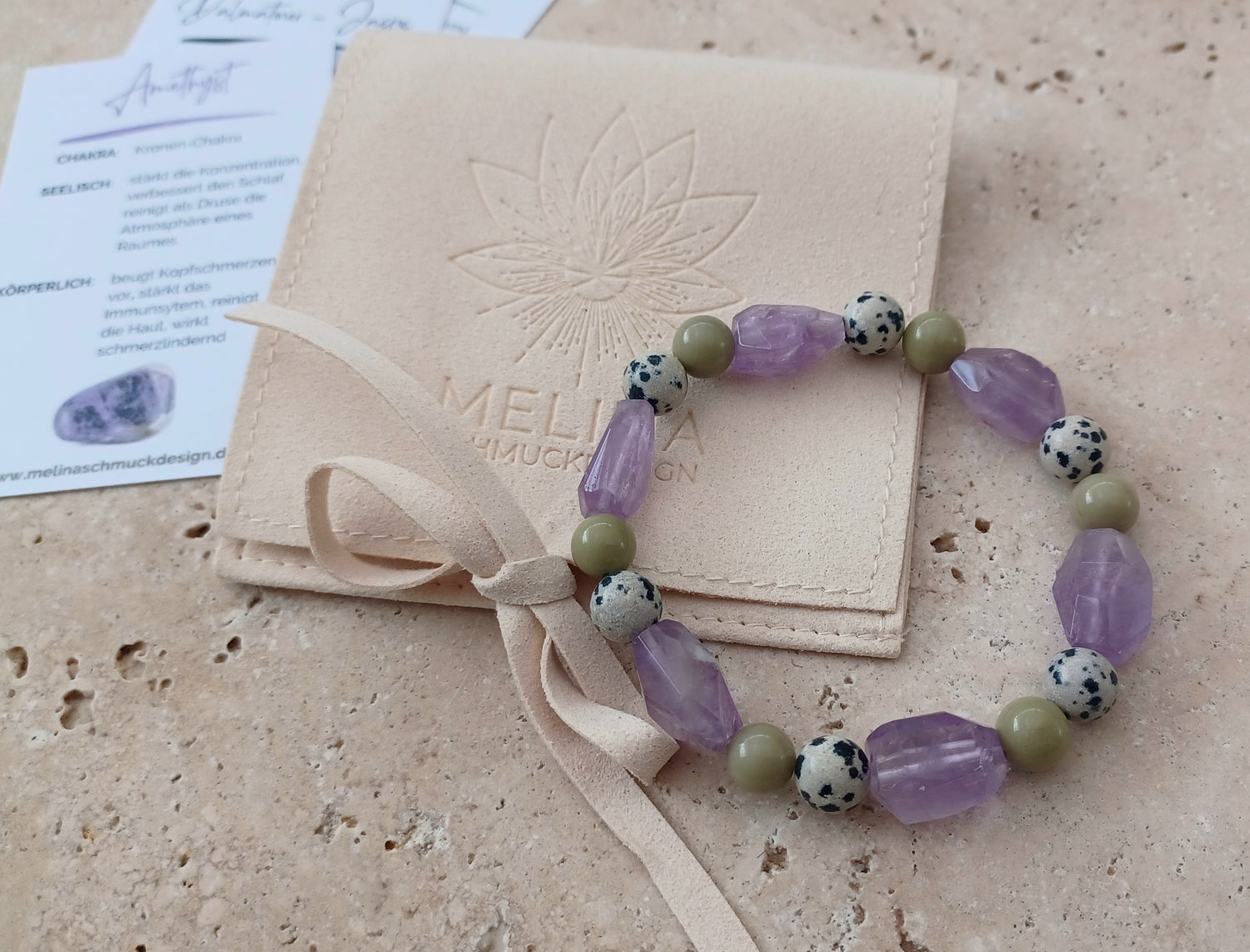 Armband Frühlingskraft - Größe M - für Handgelenkumfang (eng gemessen) 16,5 - 17,5cm