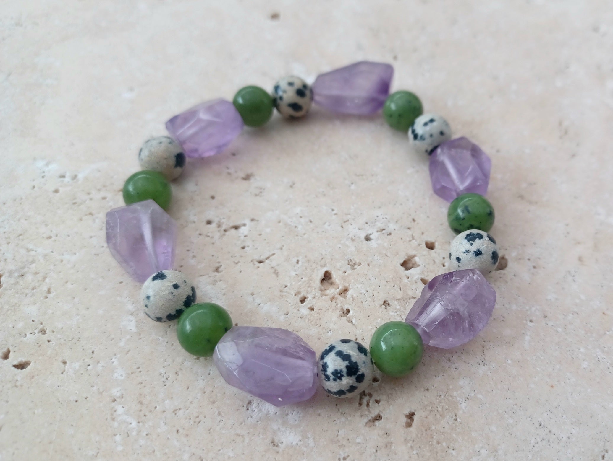 Armband Frühlingskraft - Größe M - für Handgelenkumfang (eng gemessen) 16 - 17cm