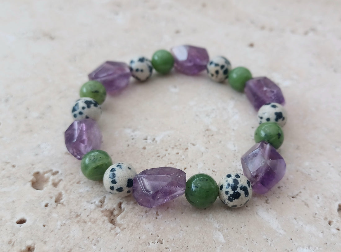 Armband Frühlingskraft - Größe S - für Handgelenkumfang (eng gemessen) 15 - 16cm