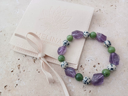 Armband Frühlingskraft - Größe S - für Handgelenkumfang (eng gemessen) 15 - 16cm