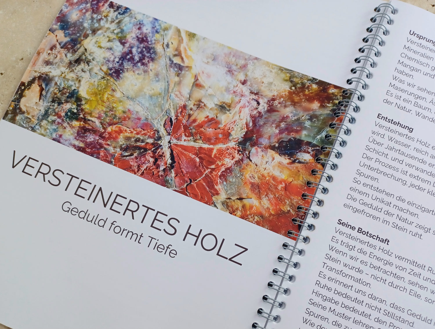 Edelstein Journal - Was Edelsteine über innere Klarheit, Geduld und Stärke erzählen.