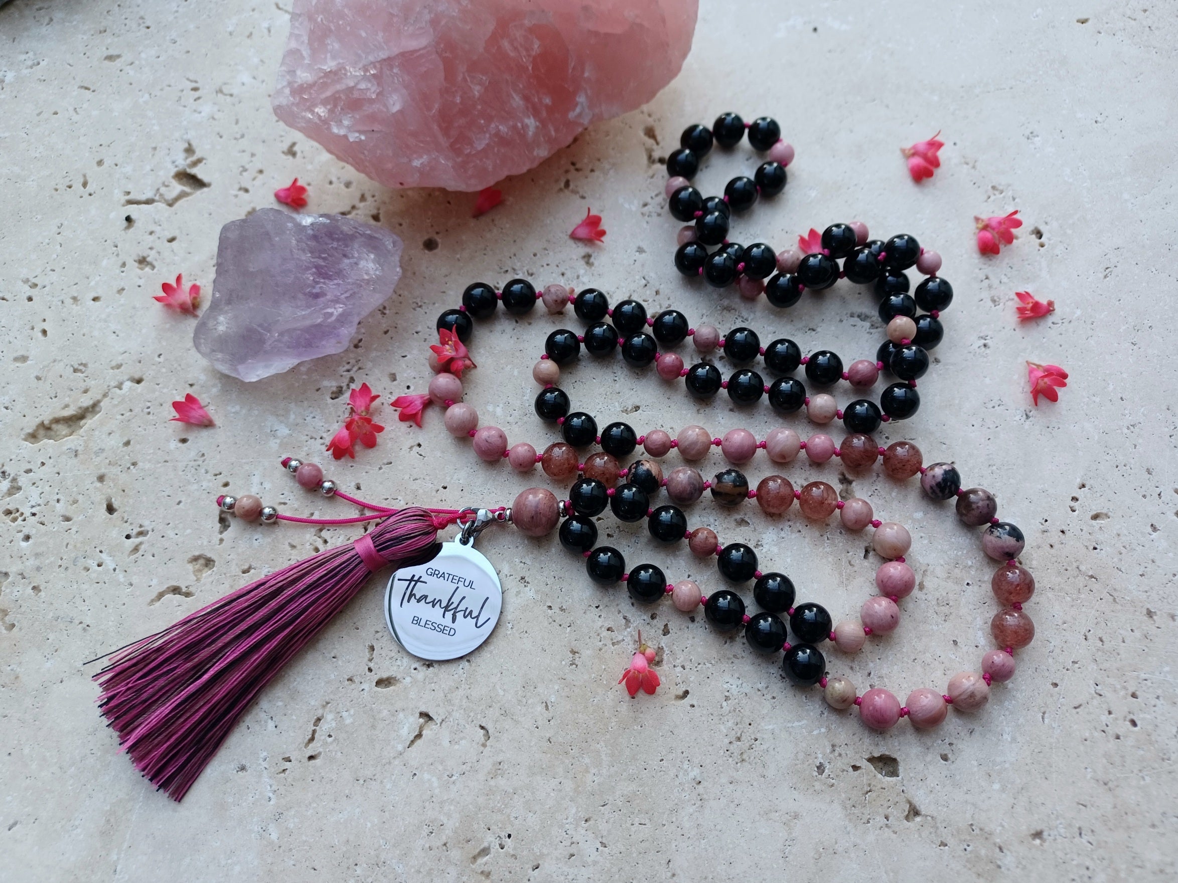 Mala Grateful • Thankful • Blessed - Dankbarkeit öffnet das Herz für die Fülle des Lebens.