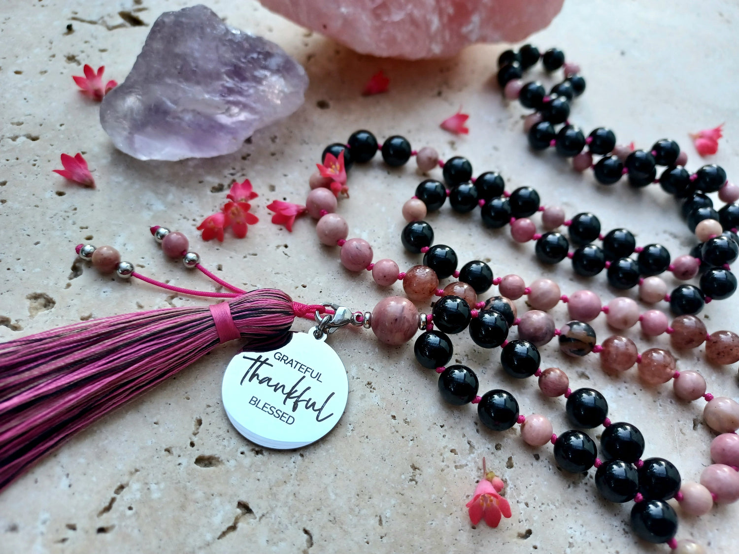 Mala Grateful • Thankful • Blessed - Dankbarkeit öffnet das Herz für die Fülle des Lebens.