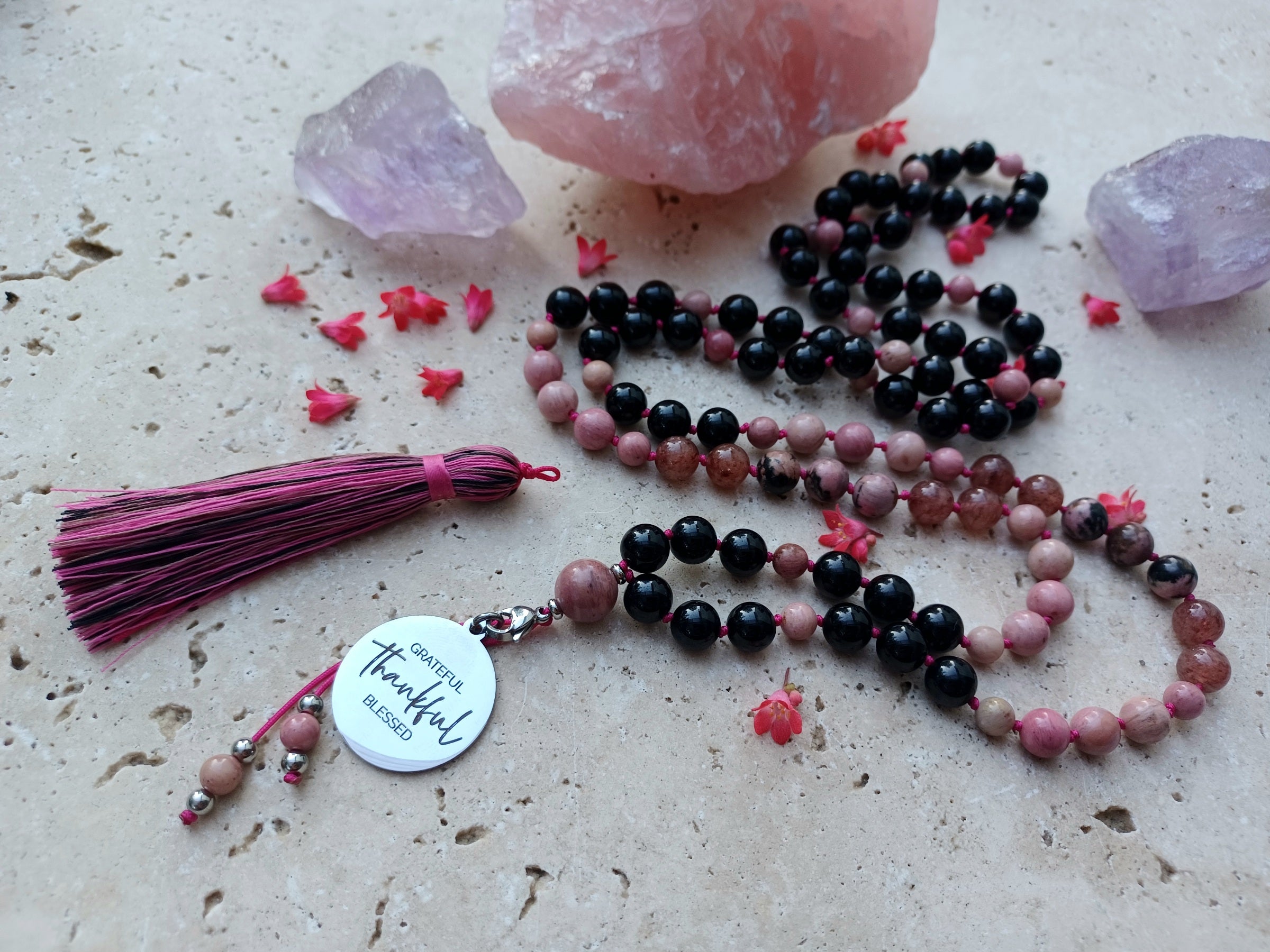 Mala Grateful • Thankful • Blessed - Dankbarkeit öffnet das Herz für die Fülle des Lebens.
