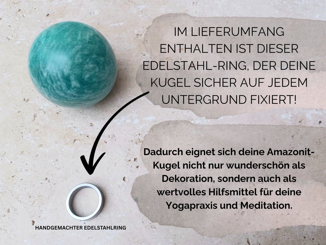 Amazonit Kugel - Harmonie, Leichtigkeit und innerer Ausgleich