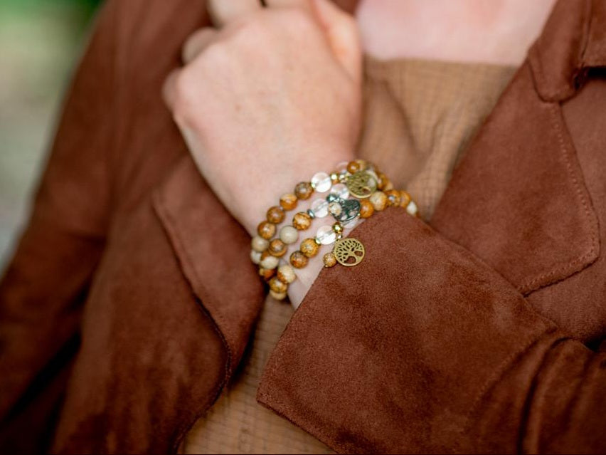 Armband LEBENSBAUM „Finde Halt in deinen Wurzeln und Kraft in deinem Weg.“