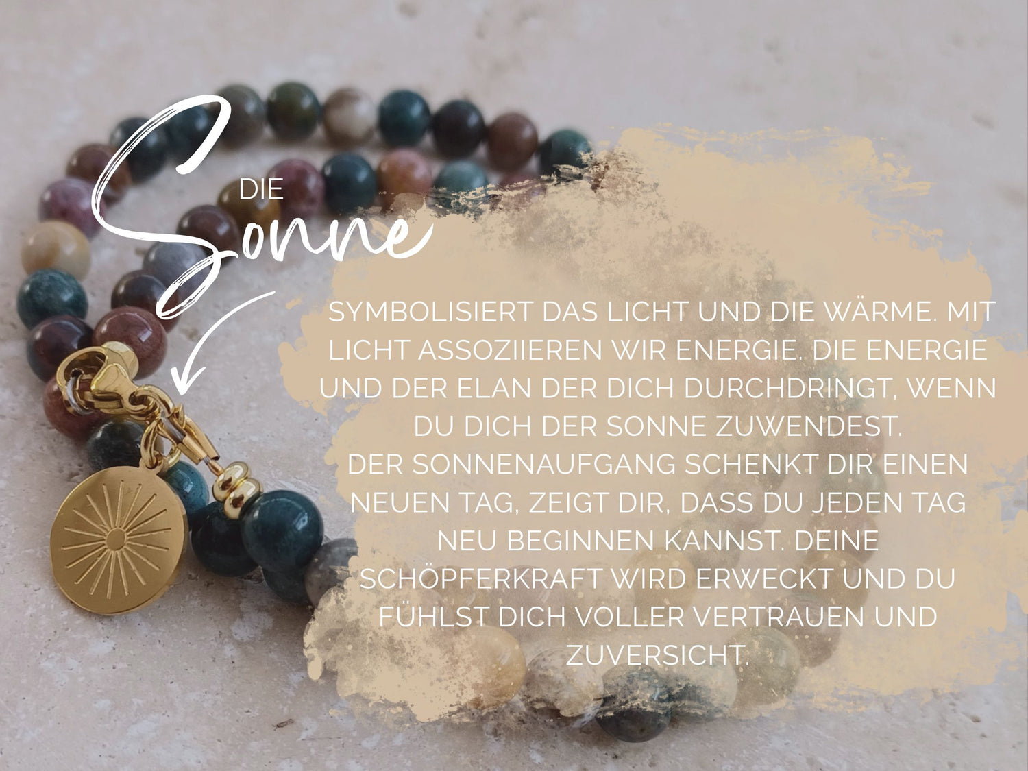 Kette Sonne (Ozean-Jaspis)